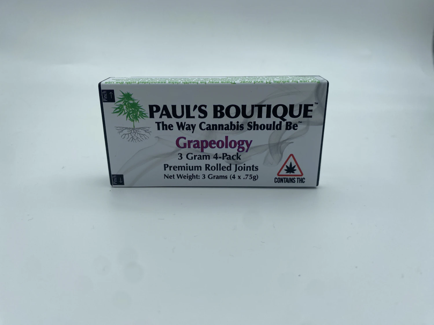 Paul's Boutique - Grapeology 4 pack 0.75g Premium Rolled Joint Main Image