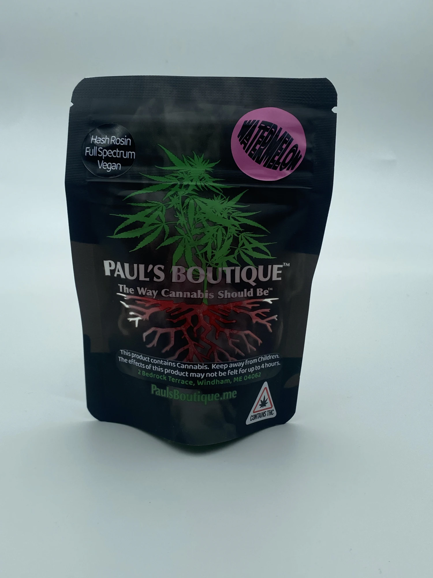 Paul's Boutique - Raspberry Lime Spritzer Hash Rosin Gummies 200mg Hybrid Main Image