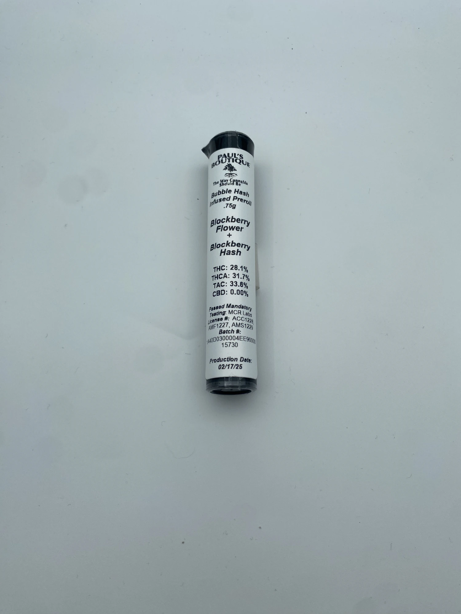 Paul's Boutique - Kandy Rain x Straw-Trop Cherry Infused Preroll 0.75g Main Image