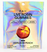 Heirloom Peach Live Rosin Gummies 10pk