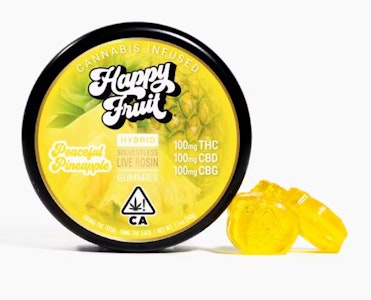 HAPPY FRUIT - Happy Fruit Peaceful Pineapple Rosin Gummies