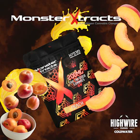 Monster Gummies Peach 200mg (Hybrid)