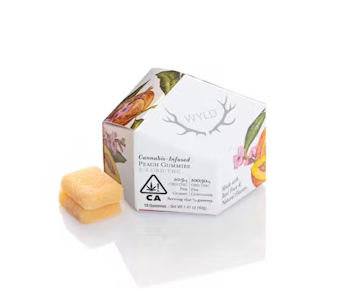 WYLD - WYLD - Peach 2:1 CBD Gummies 150mg