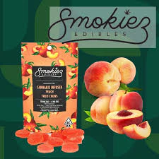SMOKIEZ - Smokiez Fruit Chews- Peach 100 mg Main Image