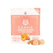 Kanha 4:1 CBD:THC Peach Gummies 100mg