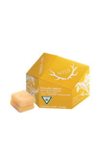WYLD -  Wyld-Peach-CBD+Hybrid-2:1 CBD:THC-10 Pieces-50mg