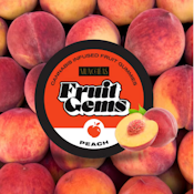 Infused Peach Fruit Gems - 100mg