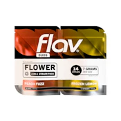 Peach Fuzz x Frozen Lemon | Duo Flower | 14g | Flav