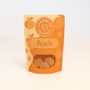 Likewise - 10pk 5000mg Full Spectrum Gummies - Peach