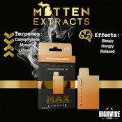 Mitten Extracts MAX Disposable Peach Mango Gelato 3g 