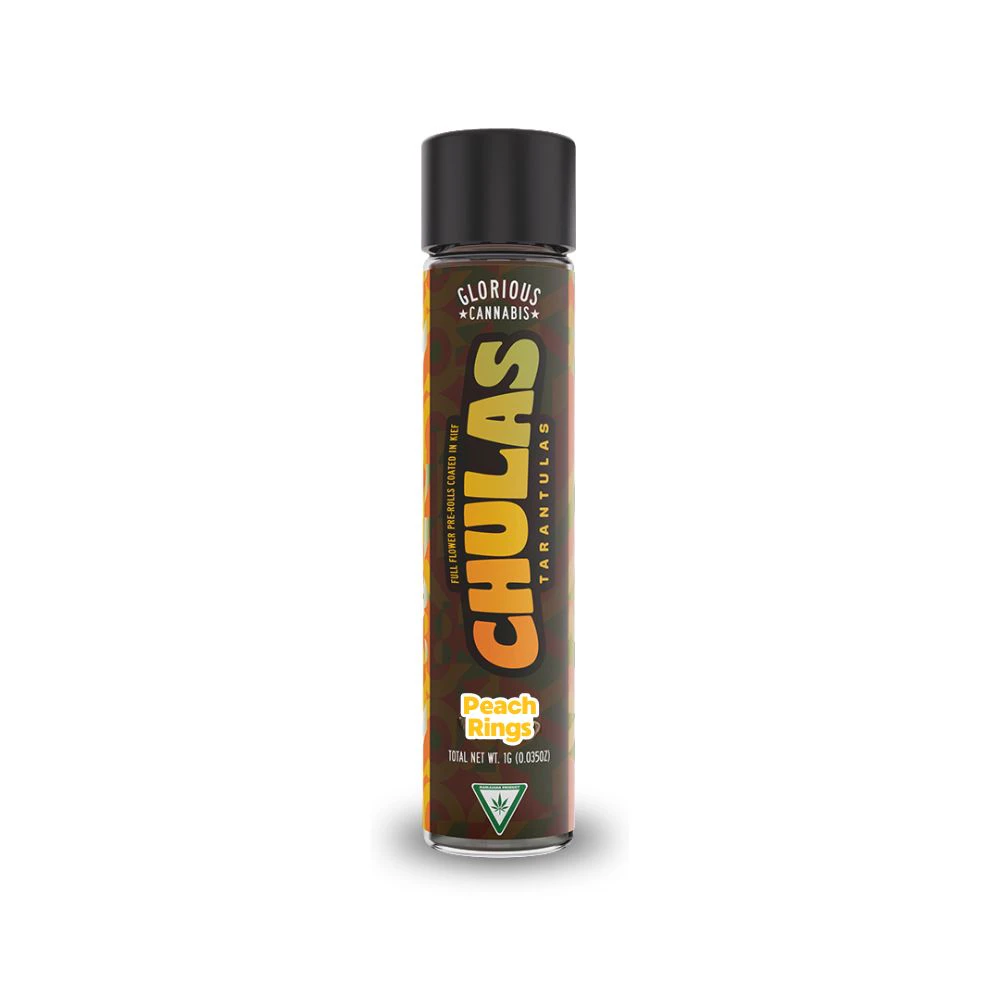 Chulas - Peach Rings 1g Tarantula Infused Preroll - CHULAS Main Image