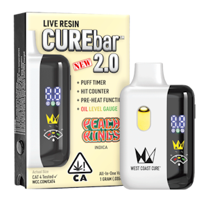 WEST COAST CURE - Peach Rings (I) | 1g CUREbar All In One 2.0 | West Coast Cure