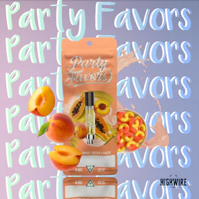 Party Favors Cart Peach Rings 1g