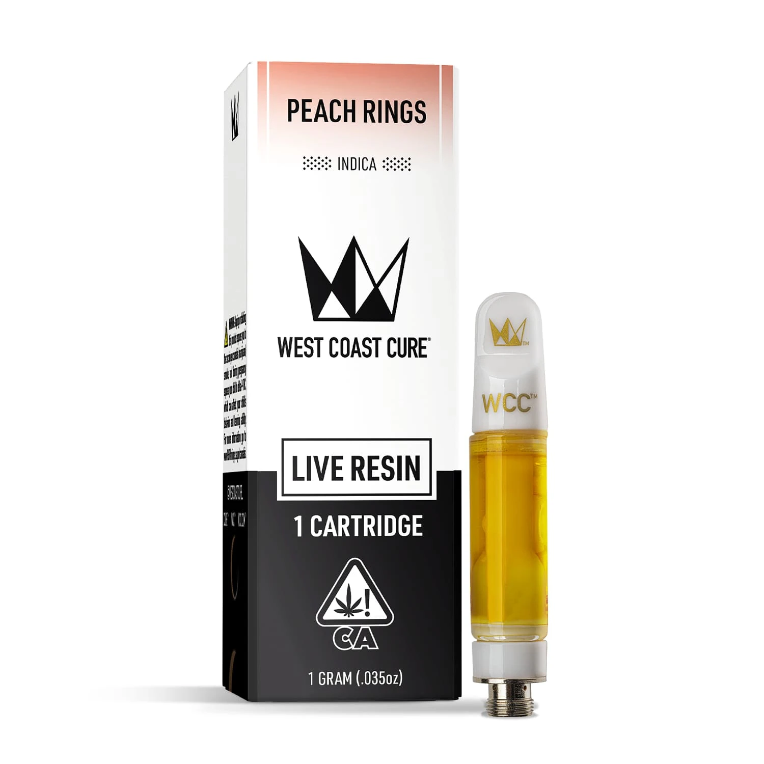 West Coast Cure - West Coast Cure - Cartridge - Peach Rings - Live Resin - 1G Main Image