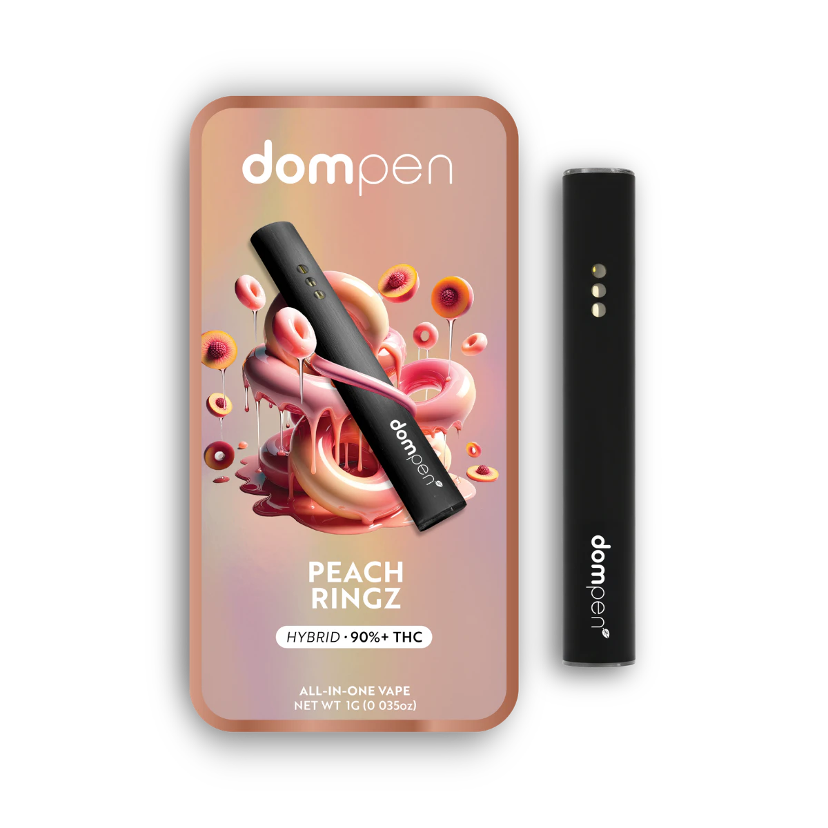DOMPEN - Peach Ringz (H) | 1g AIO Vape | Dompen Main Image