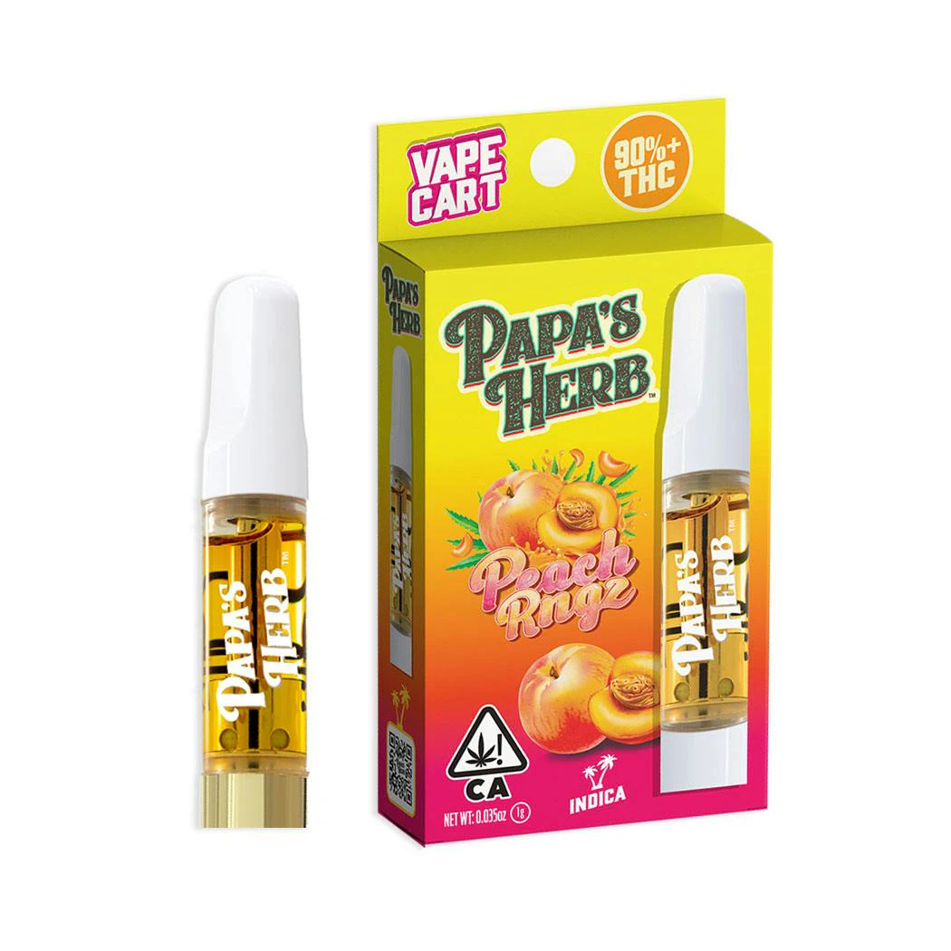 Papa's Herb - Papa's Herb - 1g Vape Cart - Peach Ringz Main Image