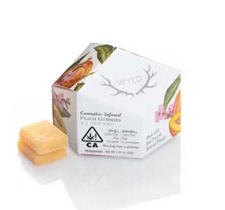 WYLD - Wyld Peach 2:1 Gummies