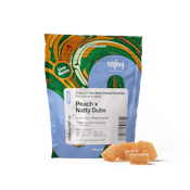 Peach x Natty Dubs | Live Resin Gummies | 100mg/10 Pieces