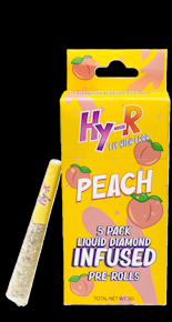 HY-R - Peach - 5 Pack (3g) Infused