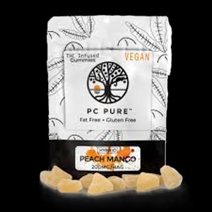 PC PURE - GUMMY - PEACH MANGO - 20mg/pc - PC PURE