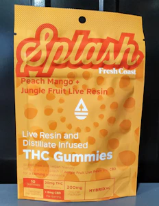 Fresh Coast - Gummy Splash-10x20mg-FCE-Peach Mango Jungle Fruit