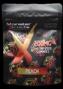 GUMMY - PEACH - 20mg/pc - MONSTER X