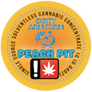Peach Pit Rosin Concentrate | 1g (73µ-149µ Live Hash Rosin)