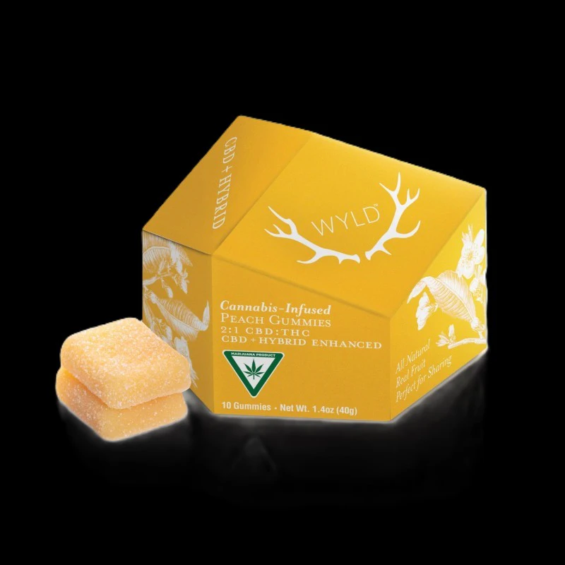 WYLD - WYLD Peach 100mg CBD : 50mg THC Main Image