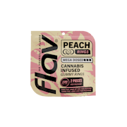 Flav | Mega Rings | Peach | 100mg