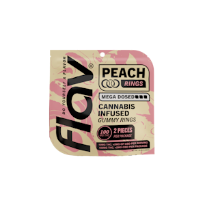 FLAV - Flav | Mega Rings | Peach | 100mg