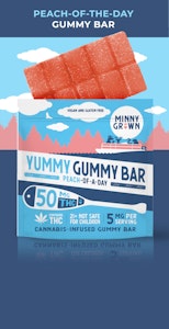 Minny Grown - Minny Grown- 50 MG THC - Peach Yummy Bar