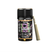 Rove Ice Packs | Peaches and Cream (H) - Rosin, Diamond, Hash Infused Pre-Roll 5pk 0.5g