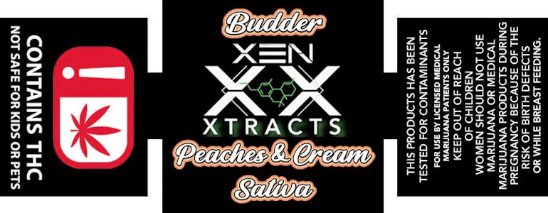 Xen Xtracts - Peaches & Cream (1g) Badder