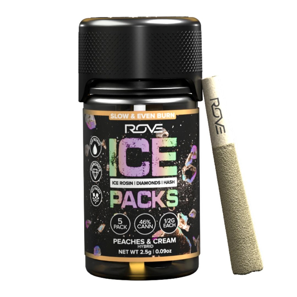 Rove | Peaches & Cream | 2.5g/5pk Infused