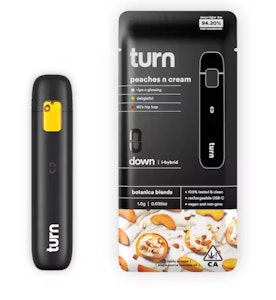 TURN - Turn 1g Peaches & Cream Disposable