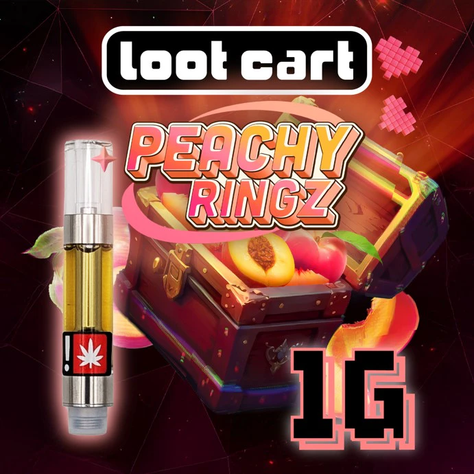 Loot Bar - Loot Cart Peachy Ringz Flavored Cartridge 1g Main Image