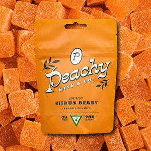 PEACHY - Citrus Berry Live Rosin Gummies | 200mg
