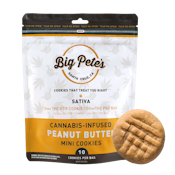 Peanut Butter (S) | 10pk 100mg Cookies | Big Pete's Treats