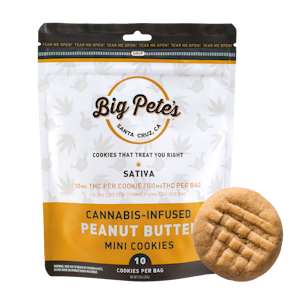 BIG PETE'S TREATS - Peanut Butter (S) | 10pk 100mg Cookies | Big Pete's Treats