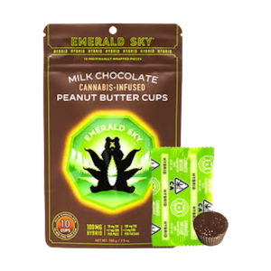 Emerald Sky - Peanut Butter Cups (H) | 10mg 10pk Milk Chocolate | Emerald Sky
