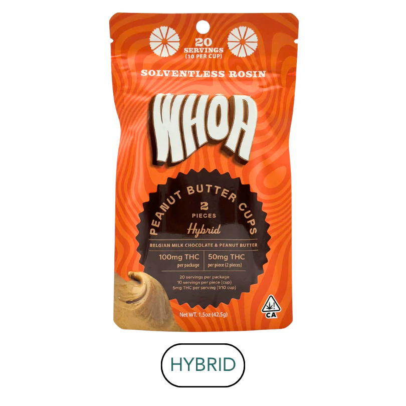 Whoa - Whoa - Rosin - Milk Chocolate Peanut Butter Cups Hybrid - 100mg Main Image