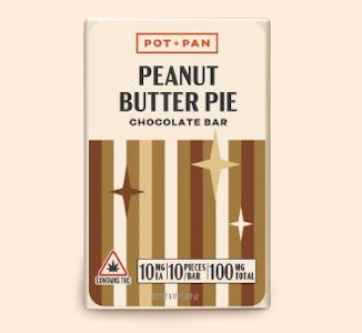 POT+PAN - Pot + Pan | Peanut Butter Pie | Chocolate Bar | 100mg  [10pc]