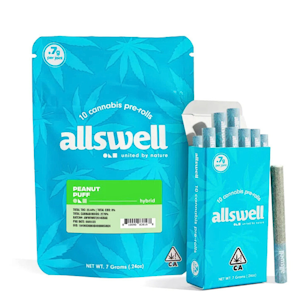 ALLSWELL - Peanut Puff 10 pack Prerolls (7g)