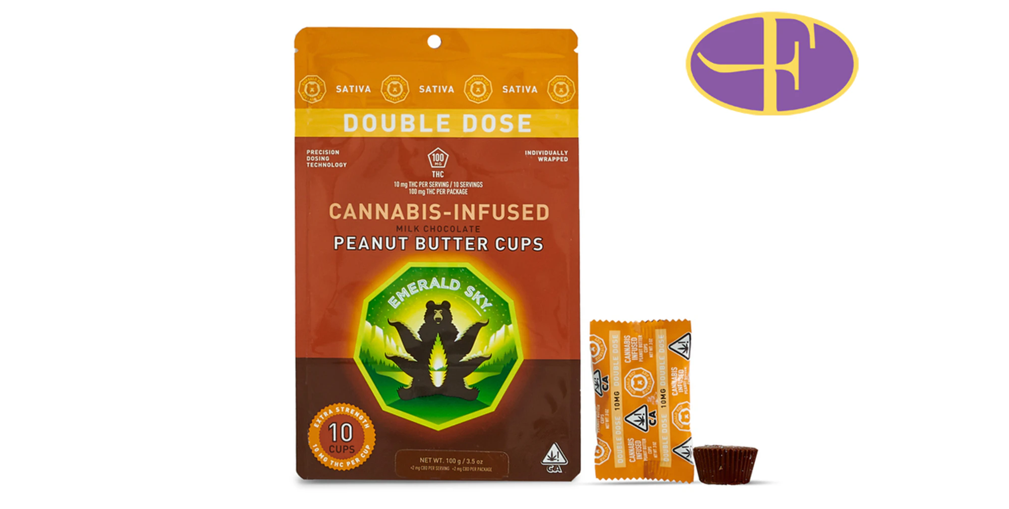 Emerald Sky - Sativa Peanutbutter Cups (10pk) Main Image
