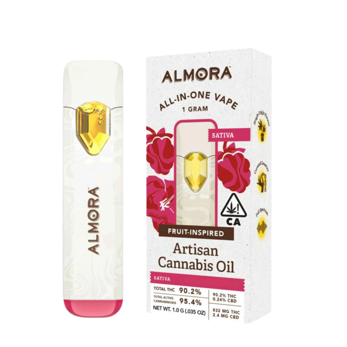 Almora - Pear Herer (S) | 1g Fruit Live Resin AIO | Almora Main Image