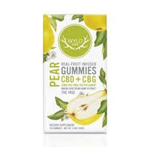 Wyld - WYLD Pear 400mg CBD Gummies