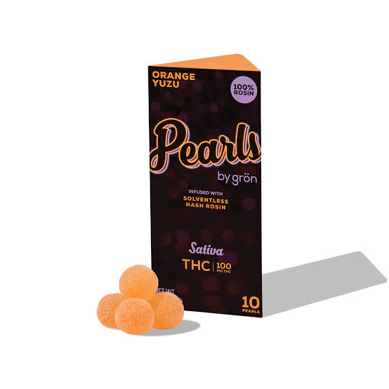 Pearls - Pearls - Orange Yuzu Rosin Hybrid Gummies - 100mg - 10ct Main Image