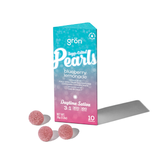 GRON - Gron | Pearls | Blueberry Lemonade 10pk | 3:1 CBG:THC