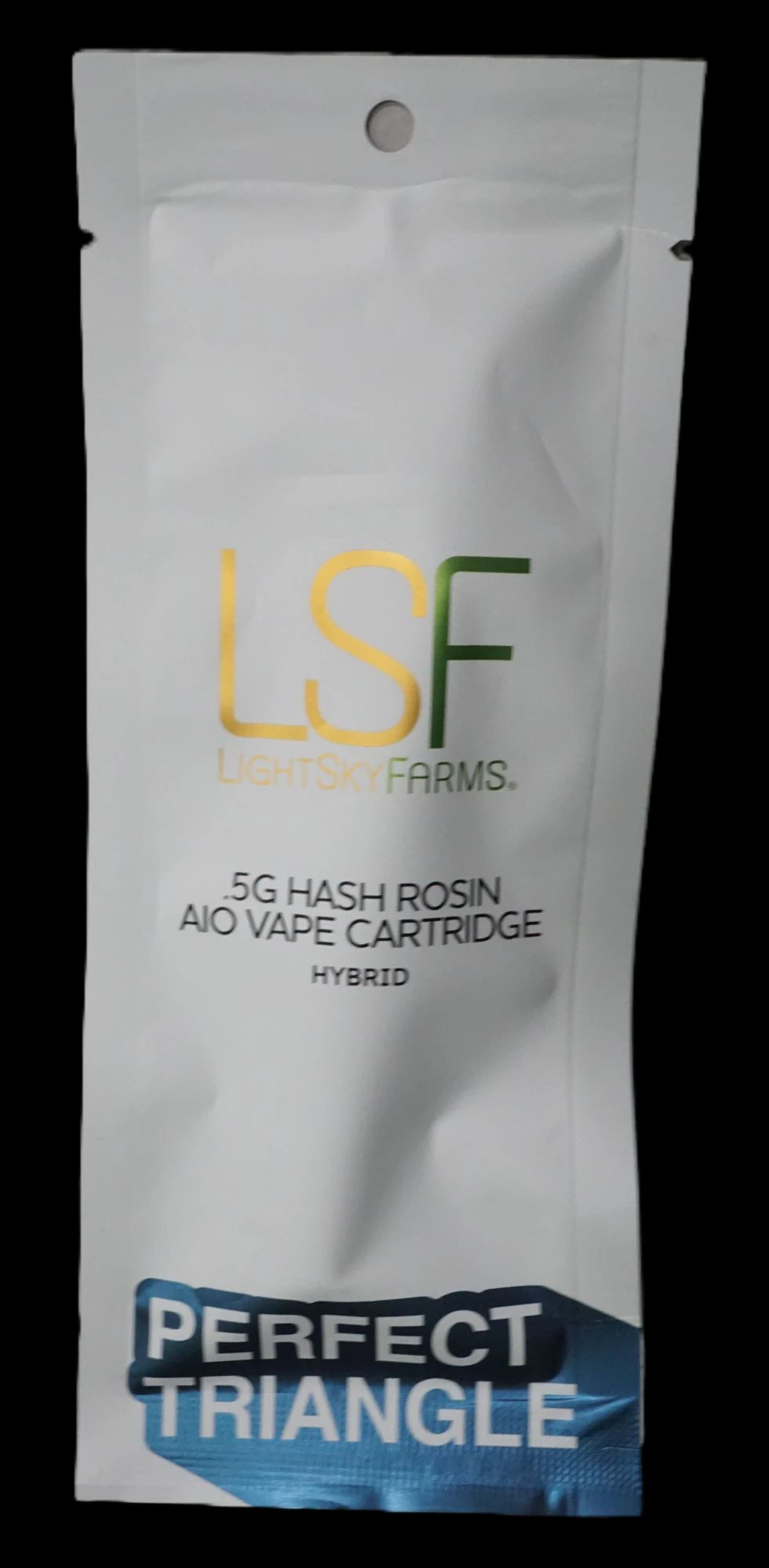 Light Sky Farms - LSF Perfect Triangle Live Rosin Disposable Vape Cart 0.5g Main Image