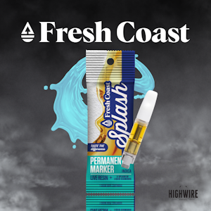 FRESH COAST - Splash Cart Live Resin/Liquid Diamonds Permanent Marker 1g